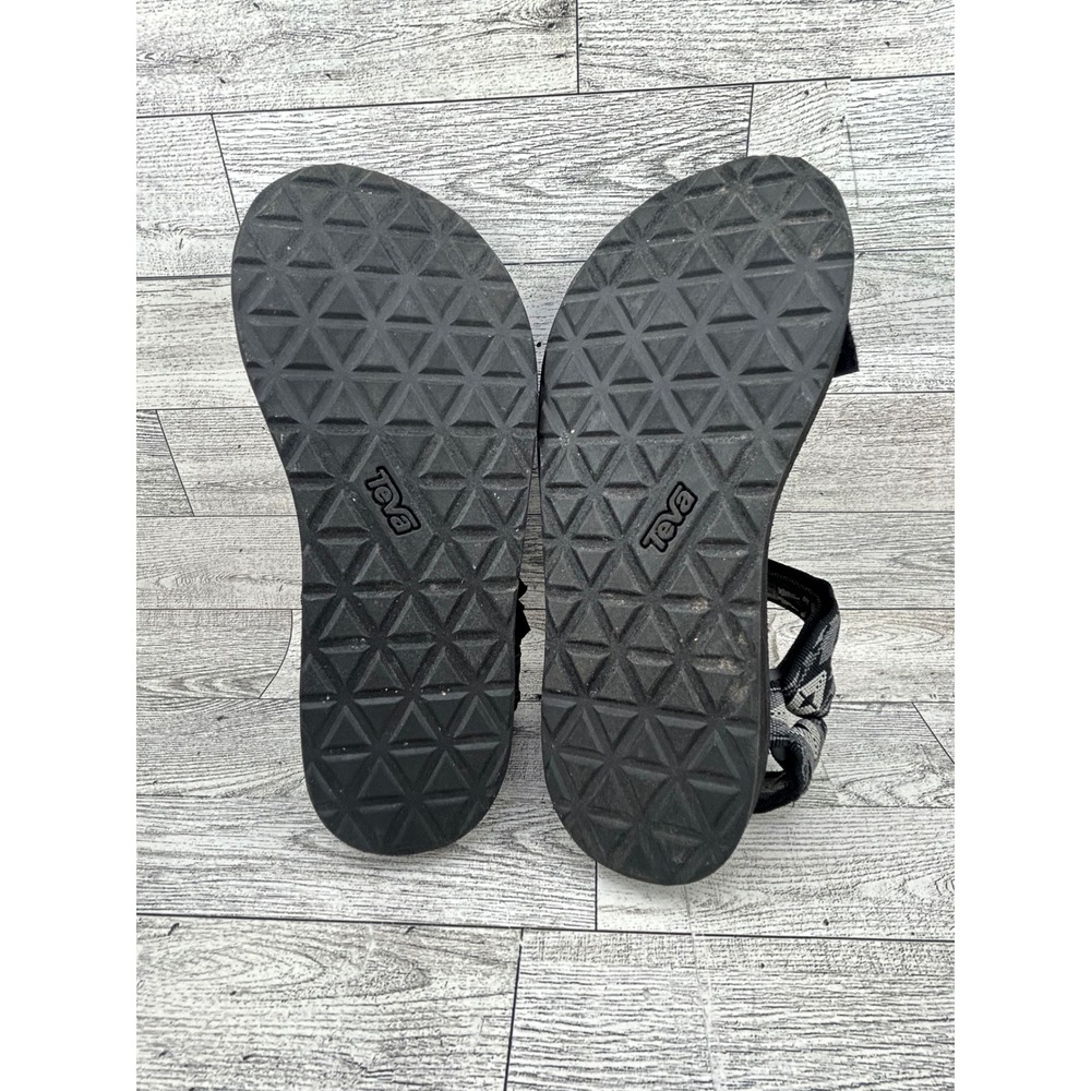 Teva Original Universal Sandals Black Geometric Strap Sport Outdoor Size 7 - Picture 10 of 10